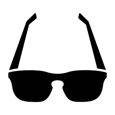 Güneş Gözlüğü vektör simgesi. Yazdırma, mobil ve web uygulamaları için kullanılabilir.