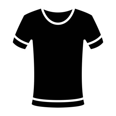Tshirt vektör simgesi. Yazdırma, mobil ve web uygulamaları için kullanılabilir.