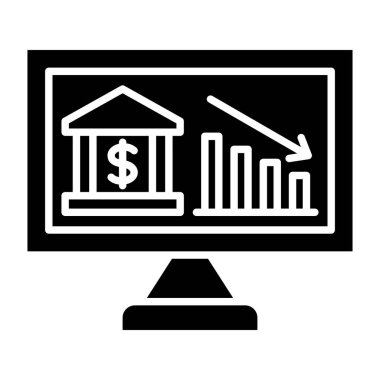 Fiyat Azalt vektör simgesi. Yazdırma, mobil ve web uygulamaları için kullanılabilir.