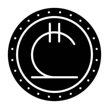 Lari vektör simgesi. Yazdırma, mobil ve web uygulamaları için kullanılabilir.