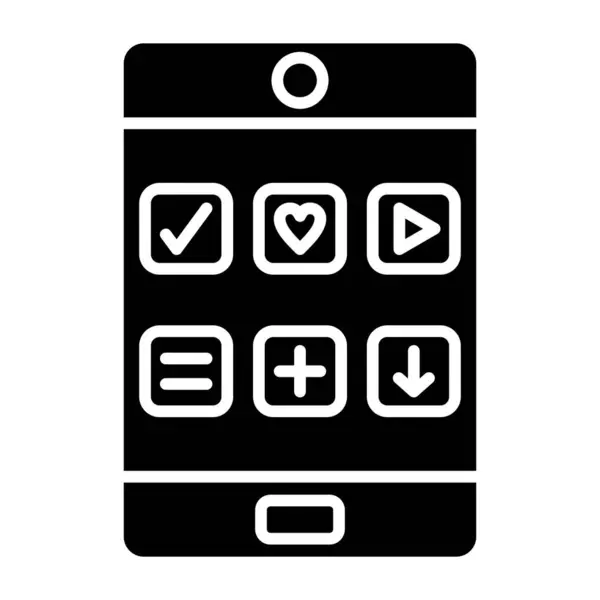 Tablet Vektor Symbol Einsetzbar Für Druck Mobile Anwendungen Und Web — Stockvektor