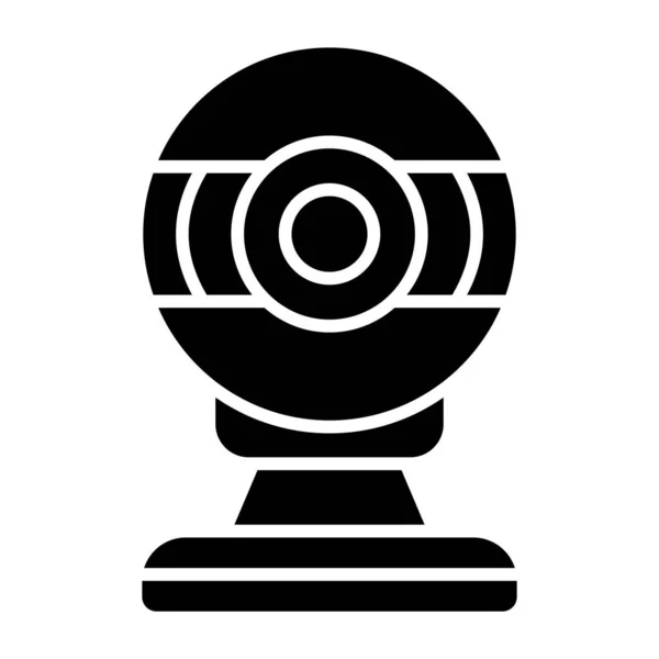 Ícone Vetorial Webcam Pode Ser Usado Para Impressão Aplicações Móveis — Vetor de Stock