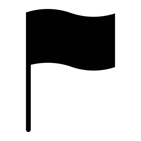 Icono Vector Bandera Puede Utilizar Para Aplicaciones Impresión Móviles Web — Vector de stock