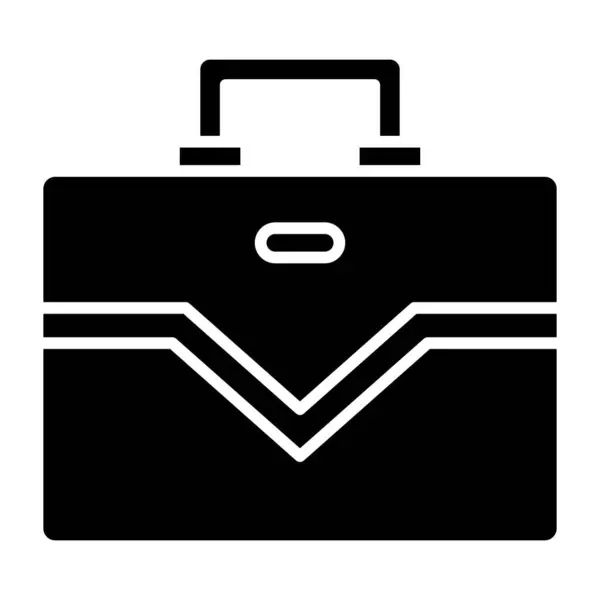 Aktenkoffer Vektor Symbol Einsetzbar Für Druck Mobile Anwendungen Und Web — Stockvektor