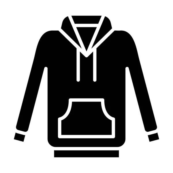 Hoodie Vector Icon Can Used Printing Mobile Web Applications — Stock Vector