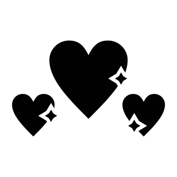 Ikona Wektora Miłości Może Być Stosowany Drukowania Aplikacji Mobilnych Webowych — Wektor stockowy
