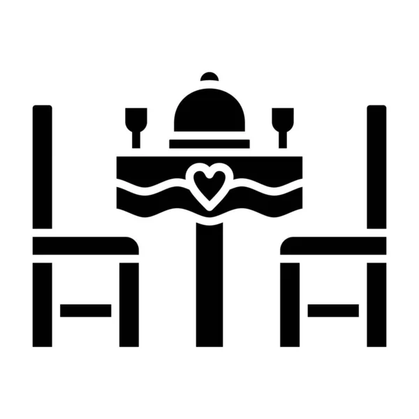 Düğün yemeği ikonu. Yazdırma, mobil ve web uygulamaları için kullanılabilir.