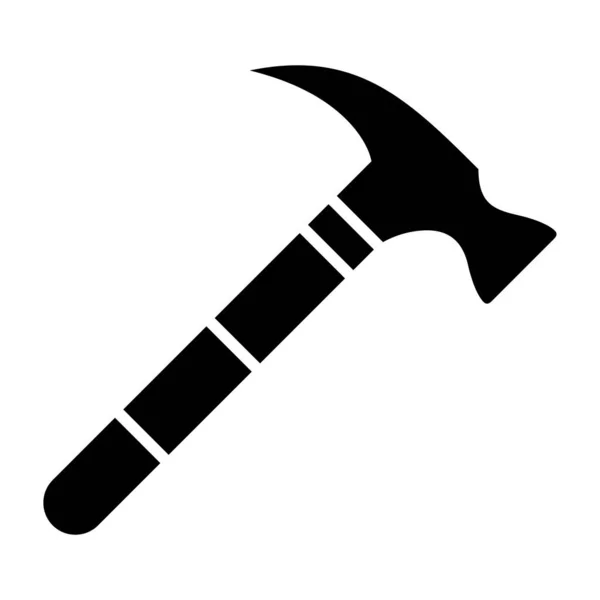 Hammer Vektor Symbol Einsetzbar Für Druck Mobile Anwendungen Und Web — Stockvektor