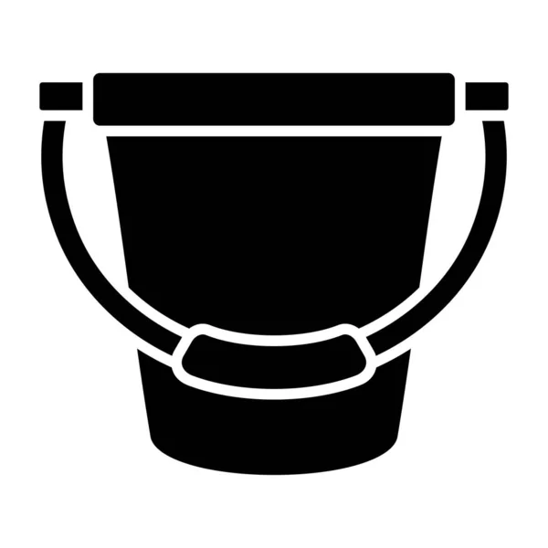 Kum kovası vektör simgesi. Yazdırma, mobil ve web uygulamaları için kullanılabilir.