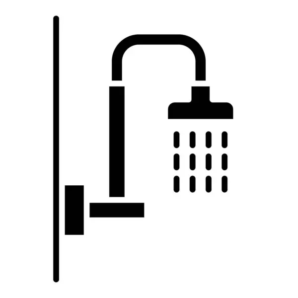 Ikona Wektora Prysznica Może Być Stosowany Drukowania Aplikacji Mobilnych Webowych — Wektor stockowy