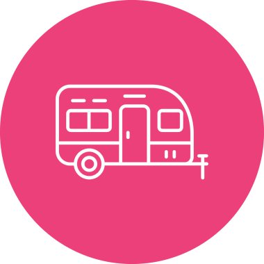 Kervan vektör simgesi. Yazdırma, mobil ve web uygulamaları için kullanılabilir.