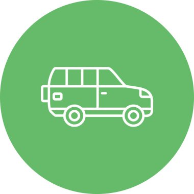 Vagon araba vektör simgesi. Yazdırma, mobil ve web uygulamaları için kullanılabilir.