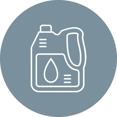 Yağ Kutusu vektör simgesi. Yazdırma, mobil ve web uygulamaları için kullanılabilir.