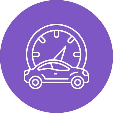 Araba Performans Vektör ikonu. Yazdırma, mobil ve web uygulamaları için kullanılabilir.
