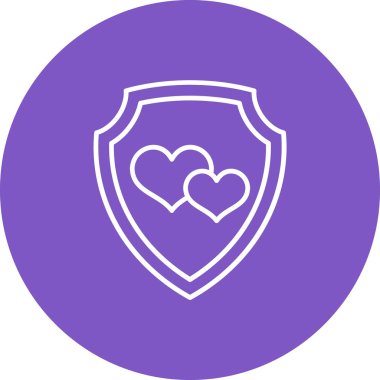 Kalkan vektör simgesi. Yazdırma, mobil ve web uygulamaları için kullanılabilir.