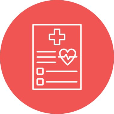 Tıbbi vektör ikonu. Yazdırma, mobil ve web uygulamaları için kullanılabilir.