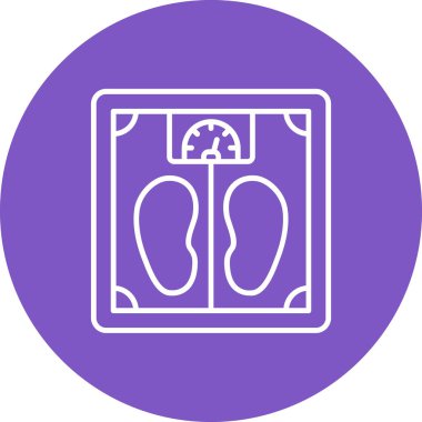 Ağırlık Makinesi vektör simgesi. Yazdırma, mobil ve web uygulamaları için kullanılabilir.