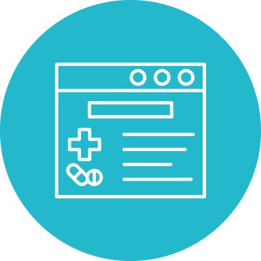 Çevrimiçi vektör simgesi. Yazdırma, mobil ve web uygulamaları için kullanılabilir.