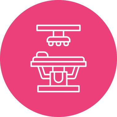 Operasyon Odası vektör simgesi. Yazdırma, mobil ve web uygulamaları için kullanılabilir.