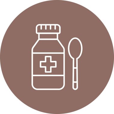 Şurup vektör simgesi. Yazdırma, mobil ve web uygulamaları için kullanılabilir.