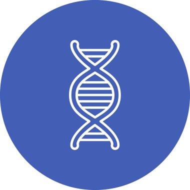 DNA vektör simgesi. Yazdırma, mobil ve web uygulamaları için kullanılabilir.