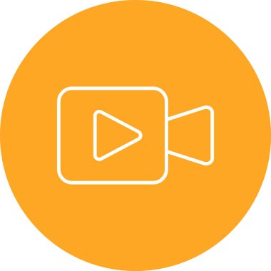 Video Uygulama vektör simgesi aranıyor. Yazdırma, mobil ve web uygulamaları için kullanılabilir.