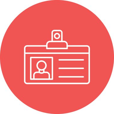 Öğrenci Kart vektör simgesi. Yazdırma, mobil ve web uygulamaları için kullanılabilir.