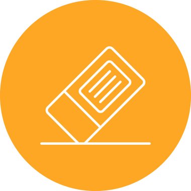 Silgi vektör simgesi. Yazdırma, mobil ve web uygulamaları için kullanılabilir.