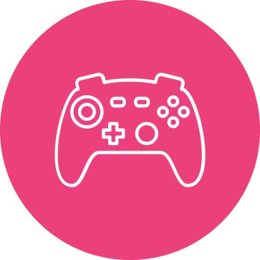 Oyun Denetleyici vektör simgesi. Yazdırma, mobil ve web uygulamaları için kullanılabilir.