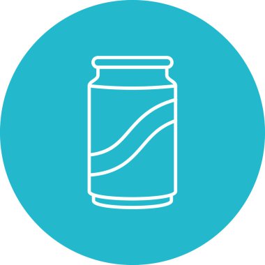 Soğuk içecek vektör simgesi. Yazdırma, mobil ve web uygulamaları için kullanılabilir.