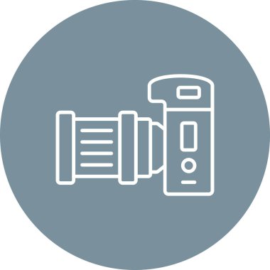 Fotoğraf makinesi vektör simgesi. Yazdırma, mobil ve web uygulamaları için kullanılabilir.