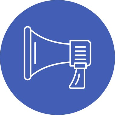 Sözcü vektör simgesi. Yazdırma, mobil ve web uygulamaları için kullanılabilir.