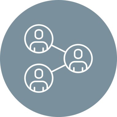 Ağ vektör simgesi. Yazdırma, mobil ve web uygulamaları için kullanılabilir.