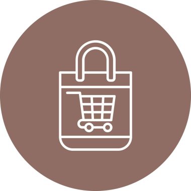 Perakende vektör simgesi. Yazdırma, mobil ve web uygulamaları için kullanılabilir.