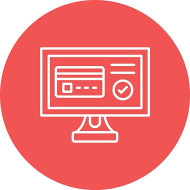 Kart Ödeme vektör simgesi. Yazdırma, mobil ve web uygulamaları için kullanılabilir.