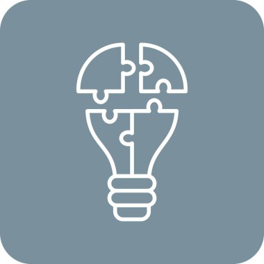 Bulmaca vektör simgesi. Yazdırma, mobil ve web uygulamaları için kullanılabilir.