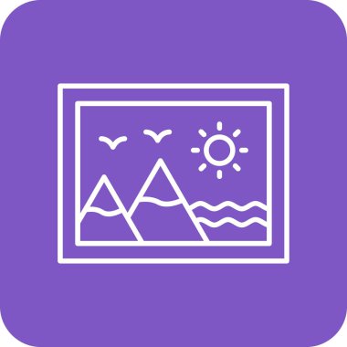 Vektör simgesi boyanıyor. Yazdırma, mobil ve web uygulamaları için kullanılabilir.