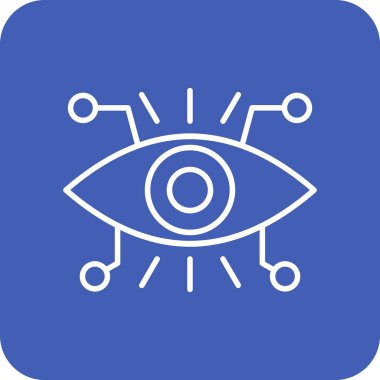 Vizyon vektör simgesi. Yazdırma, mobil ve web uygulamaları için kullanılabilir.