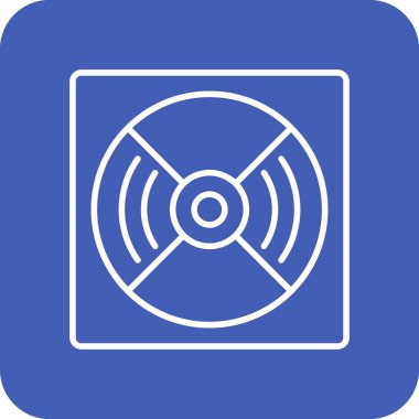 Disk vektör simgesini sıkıştır. Yazdırma, mobil ve web uygulamaları için kullanılabilir.