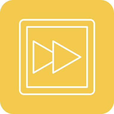 Ön vektör simgesi. Yazdırma, mobil ve web uygulamaları için kullanılabilir.