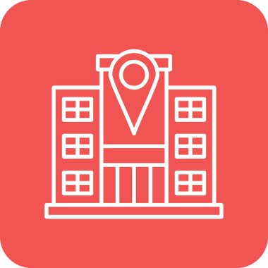 Konum vektör simgesi. Yazdırma, mobil ve web uygulamaları için kullanılabilir.