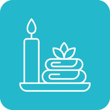 Spa vektör simgesi. Yazdırma, mobil ve web uygulamaları için kullanılabilir.