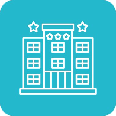 Beş Yıldız vektör simgesi. Yazdırma, mobil ve web uygulamaları için kullanılabilir.