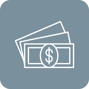 Nakit Para vektör simgesi. Yazdırma, mobil ve web uygulamaları için kullanılabilir.