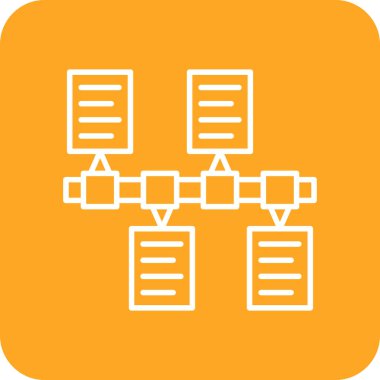 Zaman çizgisi vektör simgesi. Yazdırma, mobil ve web uygulamaları için kullanılabilir.