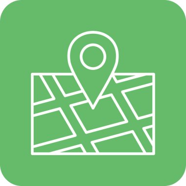 Harita Pin vektör simgesi. Yazdırma, mobil ve web uygulamaları için kullanılabilir.