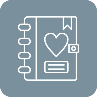 Günlük vektör simgesi. Yazdırma, mobil ve web uygulamaları için kullanılabilir.