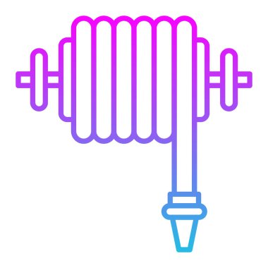 Hortum vektör simgesi. Yazdırma, mobil ve web uygulamaları için kullanılabilir.