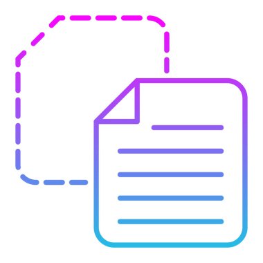 Vektör simgesini kes. Yazdırma, mobil ve web uygulamaları için kullanılabilir.