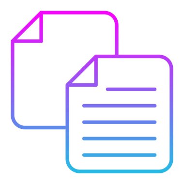 Vektör simgesini kopyala Yazdırma, mobil ve web uygulamaları için kullanılabilir.